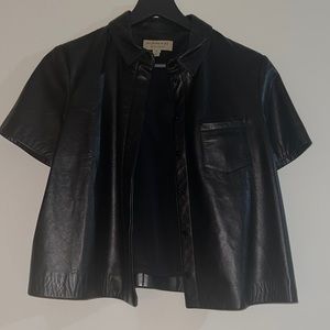 Burberry leather Shirt